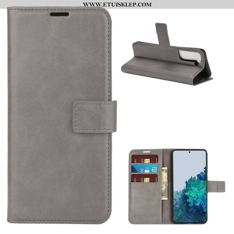 Etui Folio do Samsung Galaxy S21 5G Wąski Krój Ze Sztucznej Skóry